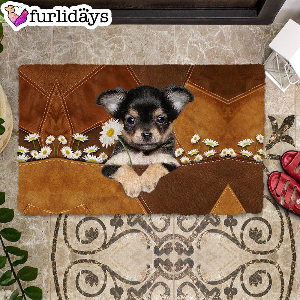 Chihuahua 3 Holding Daisy Doormat Pet Welcome Mats Unique Gifts Doormat 1 Chihuahua 3 Holding Daisy Doormat Pet Welcome Mats Unique Gifts Doormat 1