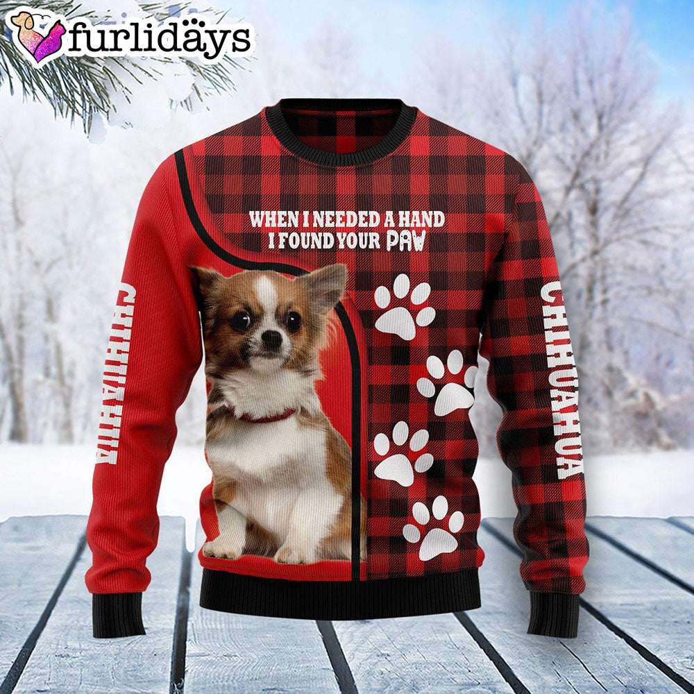 Chihuahua Paw Dog Lover Ugly Christmas Sweater Xmas Gifts For Him or Her 1 Chihuahua Paw Dog Lover Ugly Christmas Sweater Xmas Gifts For Him or Her 1