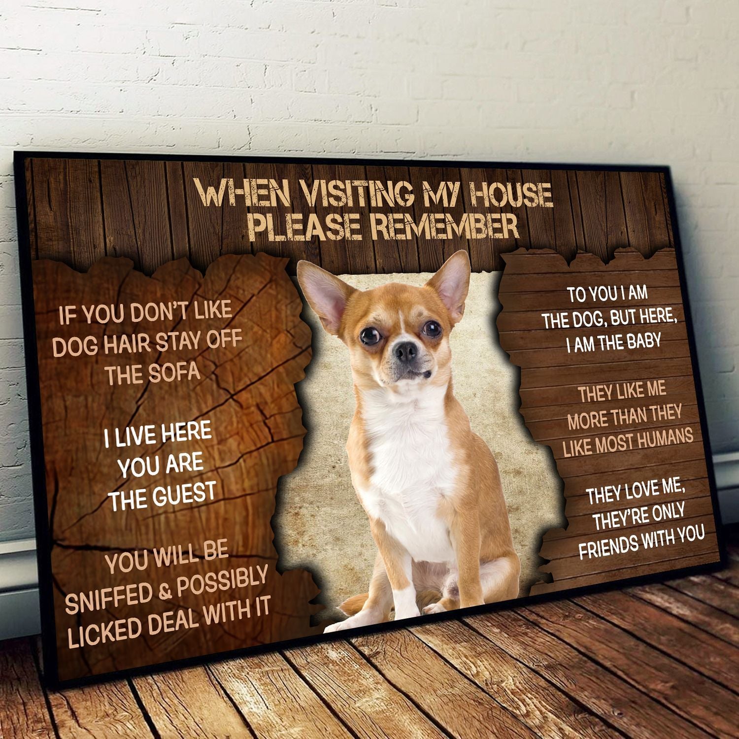 Chihuahua Please Remember When Visiting Our House Poster Dog Wall Art Poster To Print Housewarming Gifts 1 Chihuahua Please Remember When Visiting Our House Poster Dog Wall Art Poster To Print Housewarming Gifts 1
