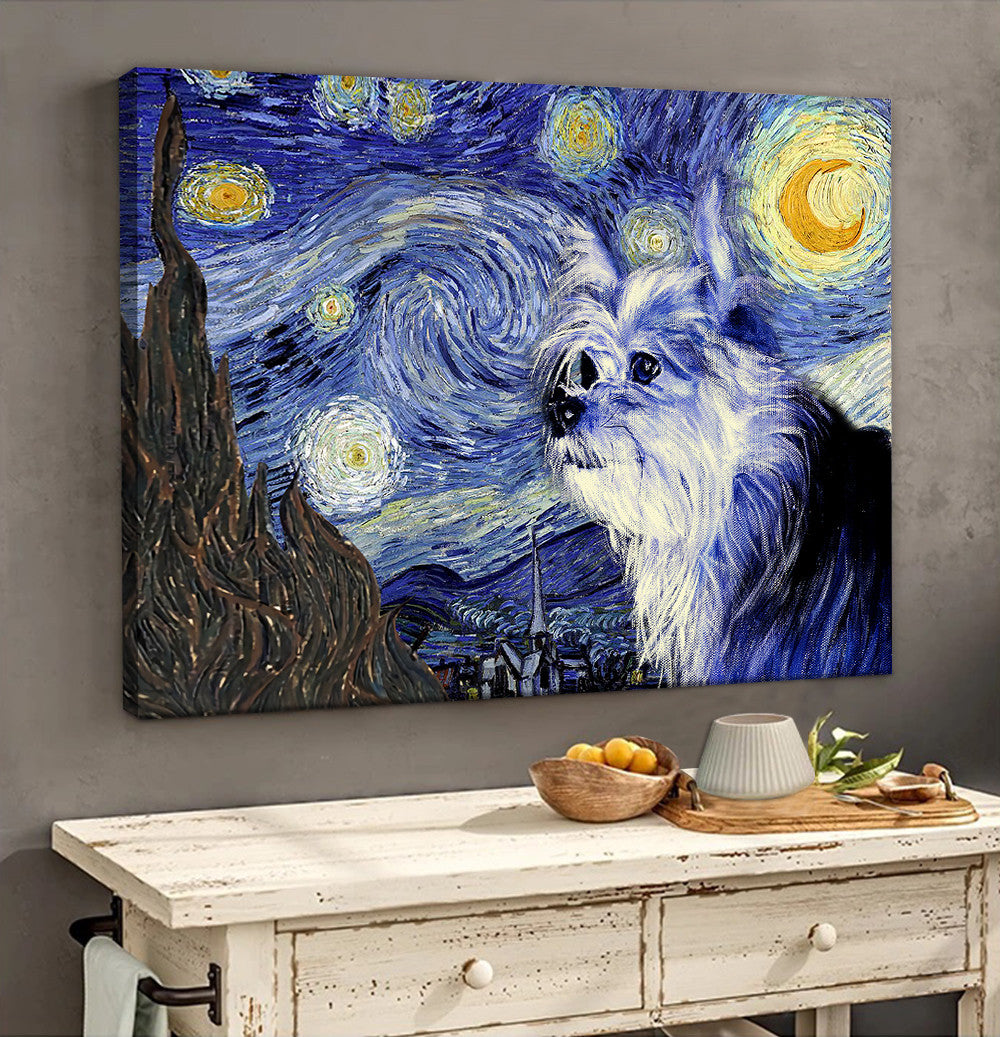 Chorkie Poster Matte Canvas Dog Wall Art Prints Painting On Canvas 2 Chorkie Poster Matte Canvas Dog Wall Art Prints Painting On Canvas 2