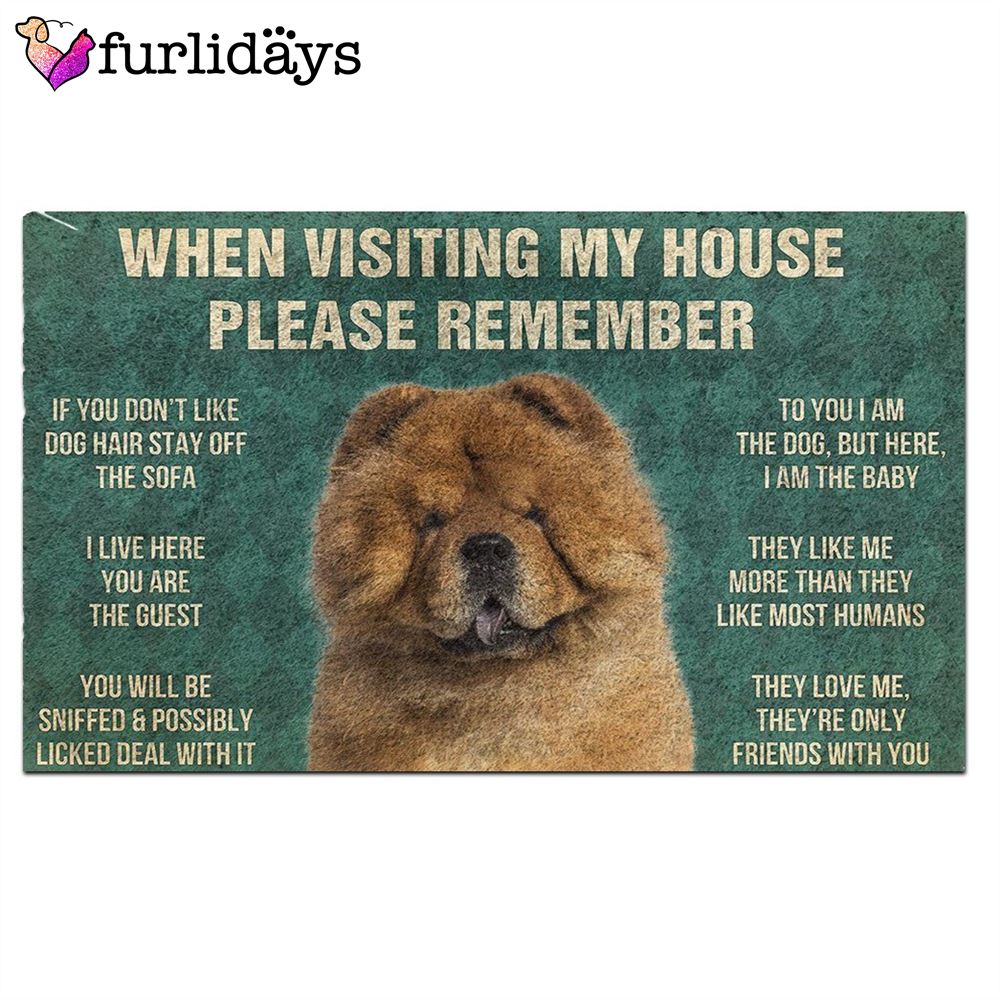 Chowchow s Rules Doormat Outdoor Decor Christmas Gift For Pet Lovers 2