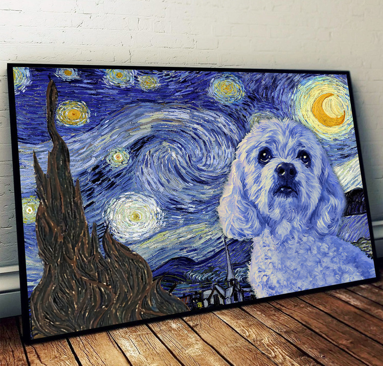 Cockapoo Poster Matte Canvas Dog Wall Art Prints Painting On Canvas 1 Cockapoo Poster Matte Canvas Dog Wall Art Prints Painting On Canvas 1