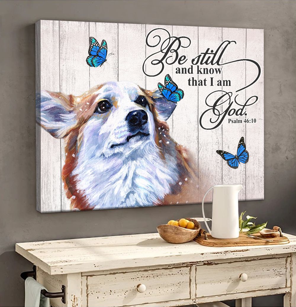 Corgi Matte Canvas Dog Wall Art Prints Canvas Wall Art Decor 1