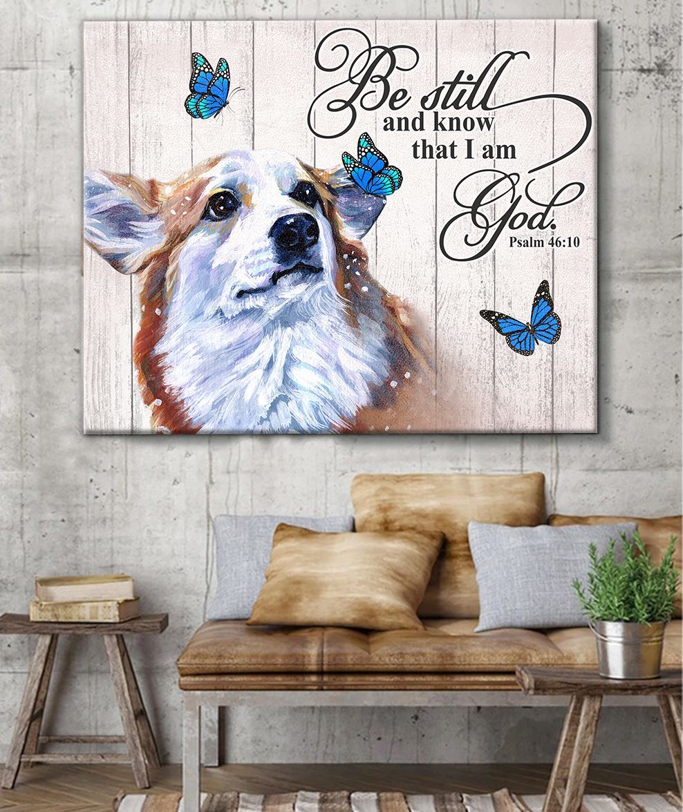 Corgi Matte Canvas Dog Wall Art Prints Canvas Wall Art Decor 2