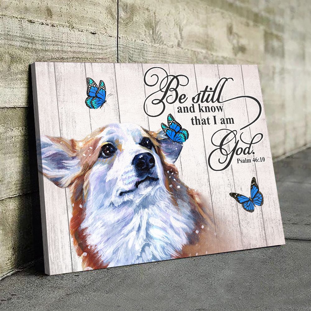 Corgi Matte Canvas Dog Wall Art Prints Canvas Wall Art Decor 3