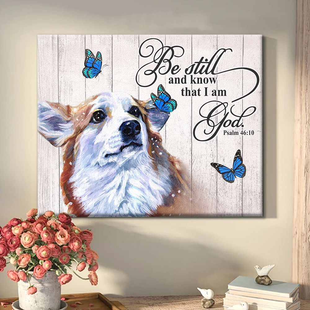 Corgi Matte Canvas Dog Wall Art Prints Canvas Wall Art Decor 4