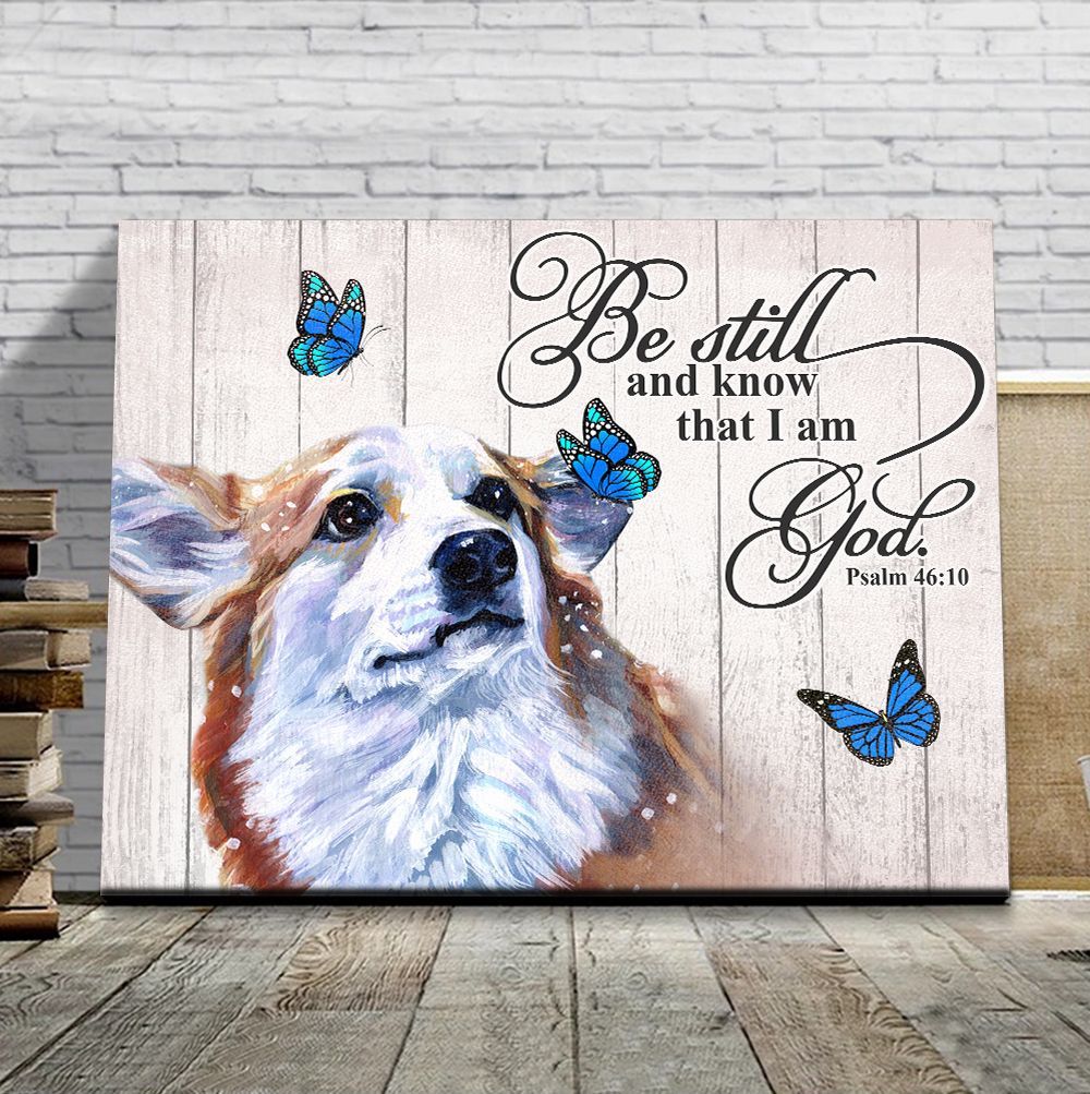 Corgi Matte Canvas Dog Wall Art Prints Canvas Wall Art Decor 5
