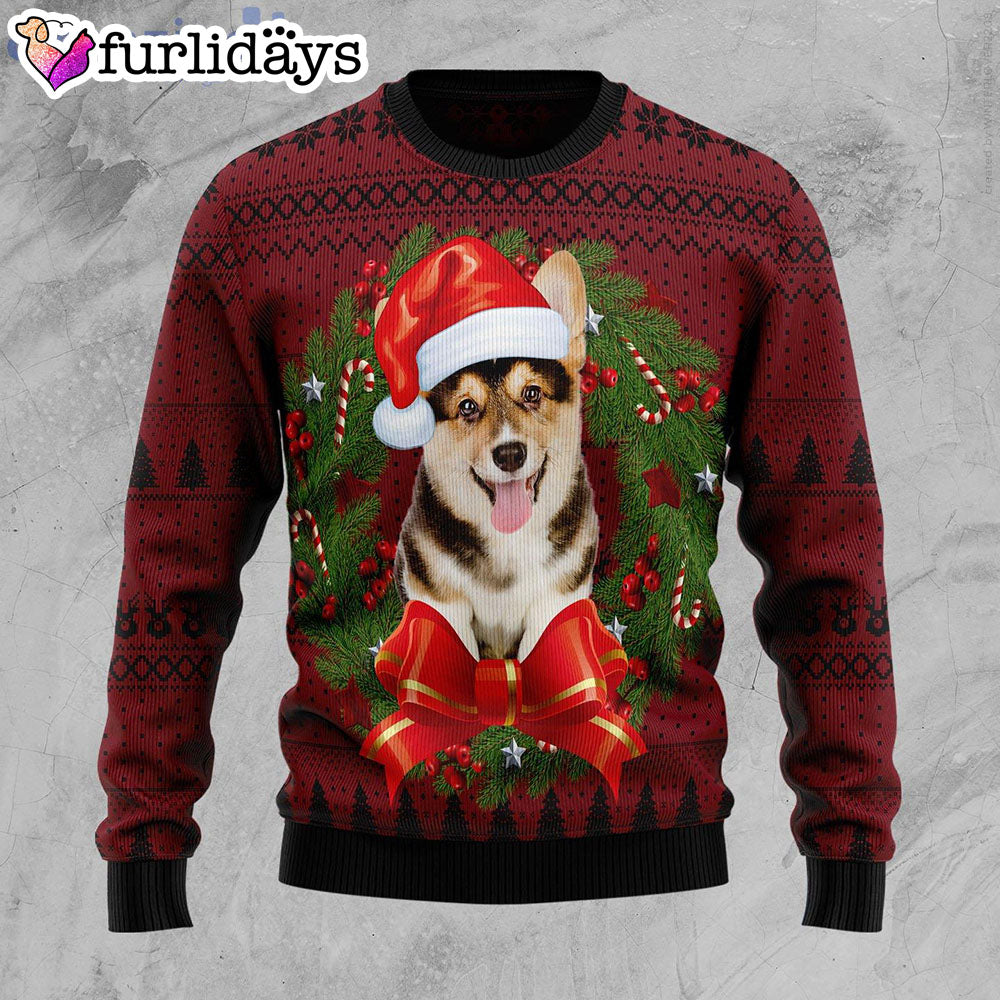 Corgi Wreath Gift For Dog Lover Ugly Christmas Sweater Xmas Gifts For Him or Her 1 Corgi Wreath Gift For Dog Lover Ugly Christmas Sweater Xmas Gifts For Him or Her 1