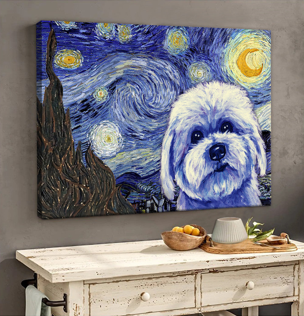 Coton De Tulear Poster Matte Canvas Dog Wall Art Prints Painting On Canvas 2 Coton De Tulear Poster Matte Canvas Dog Wall Art Prints Painting On Canvas 2