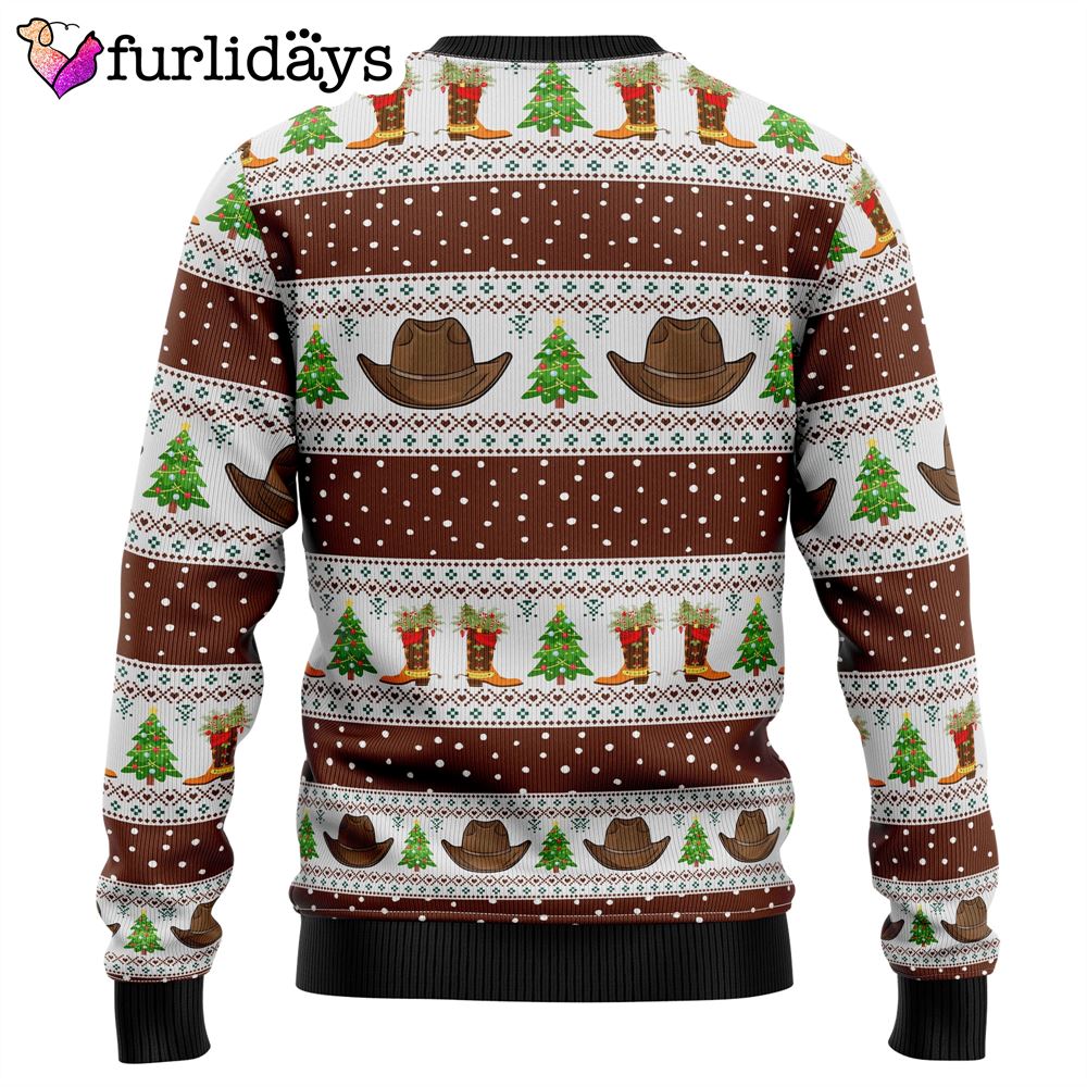 Cowboy Santa Claus Ugly Christmas Sweater Xmas Gifts For Dog Lovers Gift For Christmas 10