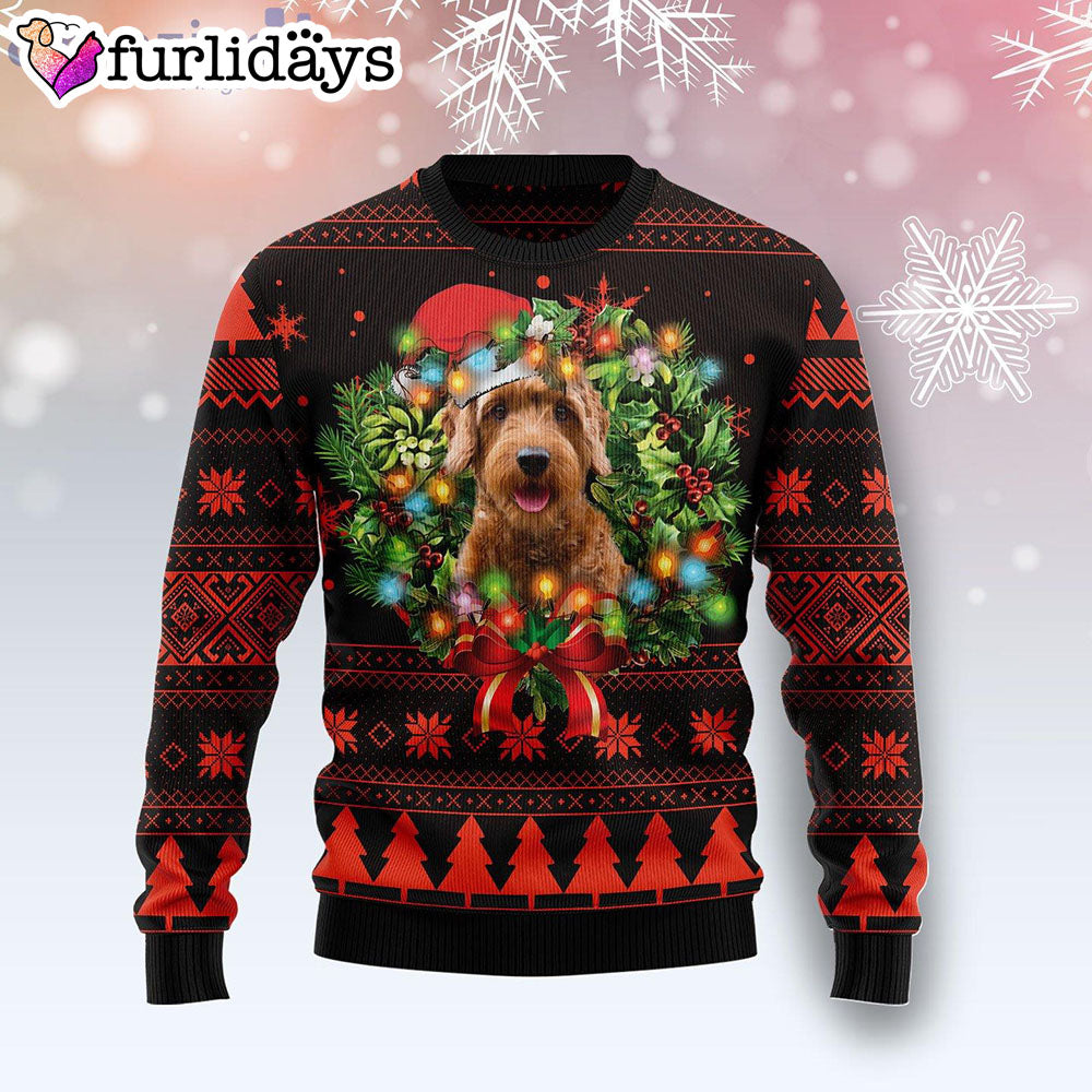 Cute Goldendoodle Dog Lover Ugly Christmas Sweater Xmas Gifts For Him or Her 1