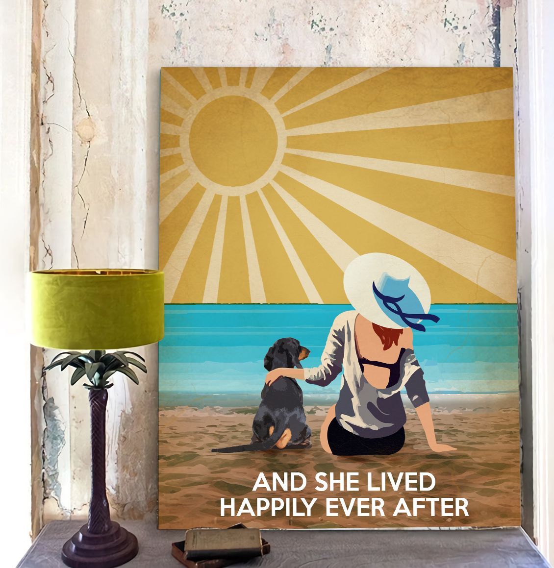 Dachshund And She Lived Happily Ever After Matte Canvas Dog Canvas Wall Art Gift For Dog Lovers 5 Dachshund And She Lived Happily Ever After Matte Canvas Dog Canvas Wall Art Gift For Dog Lovers 5