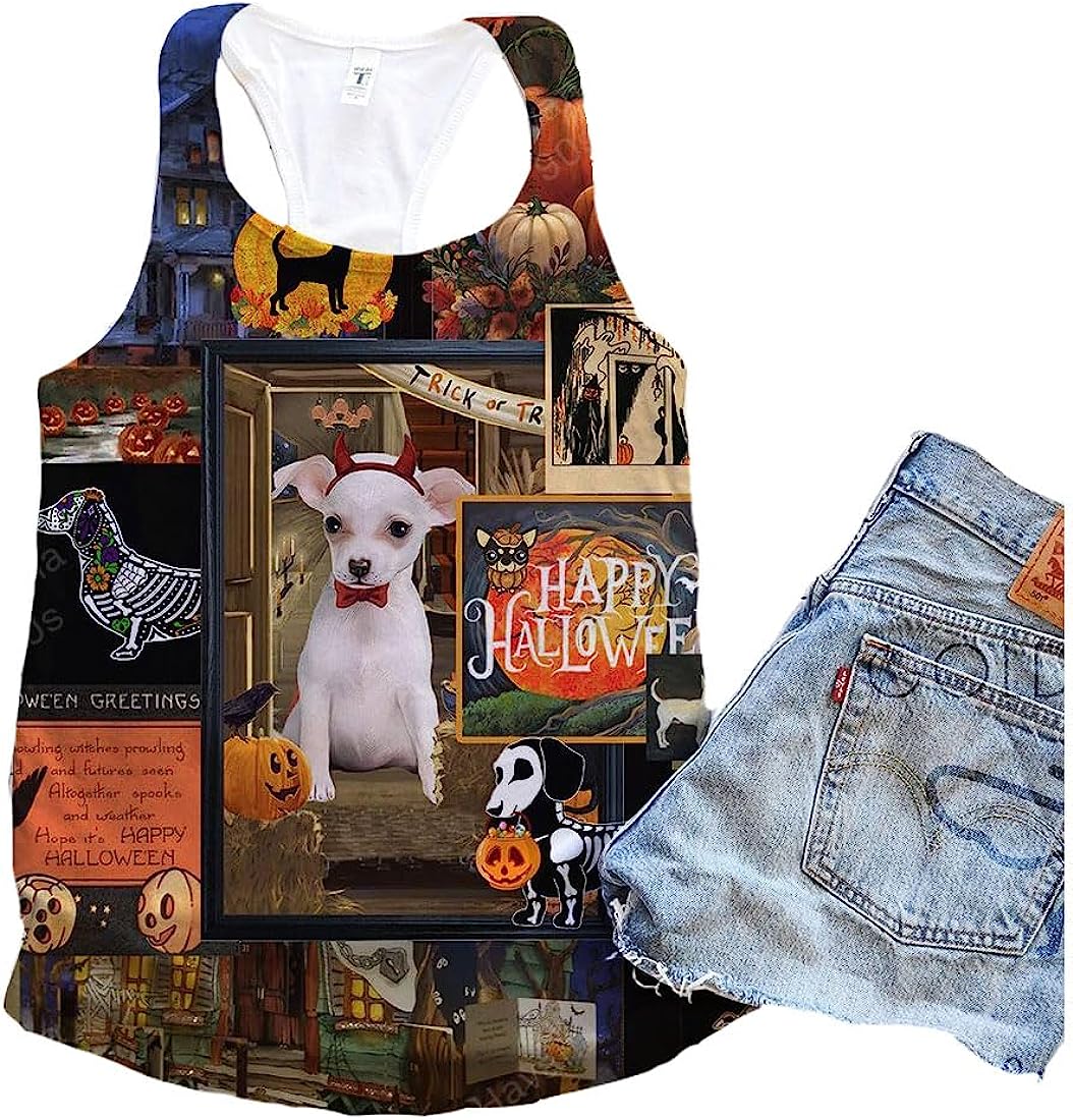 Dachshund Dog Halloween Art Tank Top Summer Casual Tank Tops For Women Gift For Young Adults 1 nsjuic Dachshund Dog Halloween Art Tank Top Summer Casual Tank Tops For Women Gift For Young Adults 1 nsjuic
