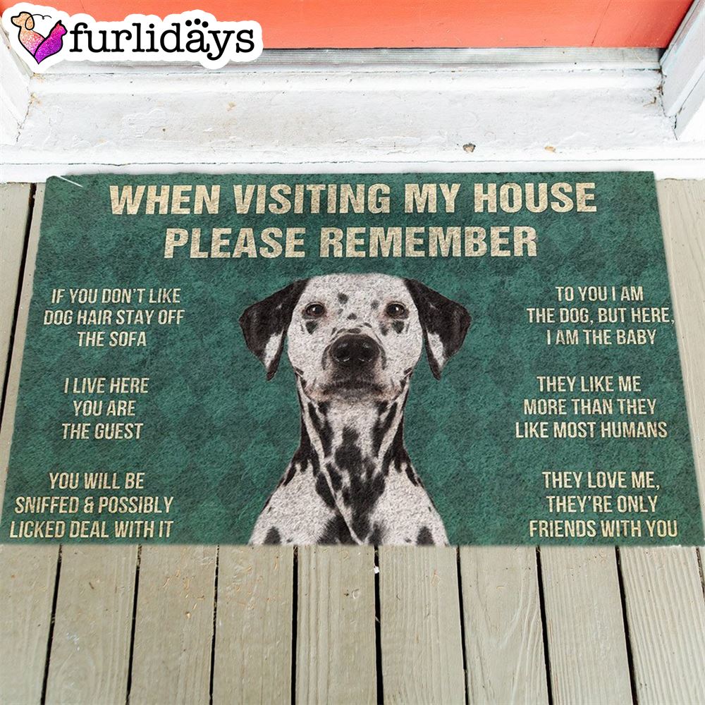 Dalmatian s Rules Doormat Outdoor Decor Christmas Gift For Pet Lovers 1 Dalmatian s Rules Doormat Outdoor Decor Christmas Gift For Pet Lovers 1