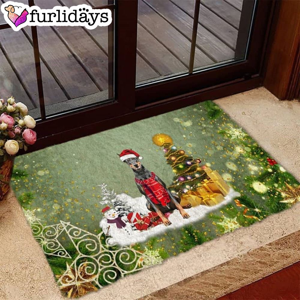 Doberman Merry Christmas Doormat Outdoor Decor Christmas Gift For Pet Lovers 2 Doberman Merry Christmas Doormat Outdoor Decor Christmas Gift For Pet Lovers 2