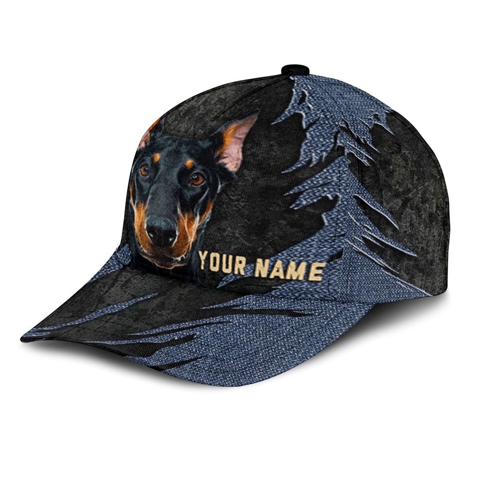 Doberman Pinscher Jean Background Custom Name Cap Classic Baseball Cap All Over Print Gift For Dog Lovers 3 bzt5mz Doberman Pinscher Jean Background Custom Name Cap Classic Baseball Cap All Over Print Gift For Dog Lovers 3 bzt5mz