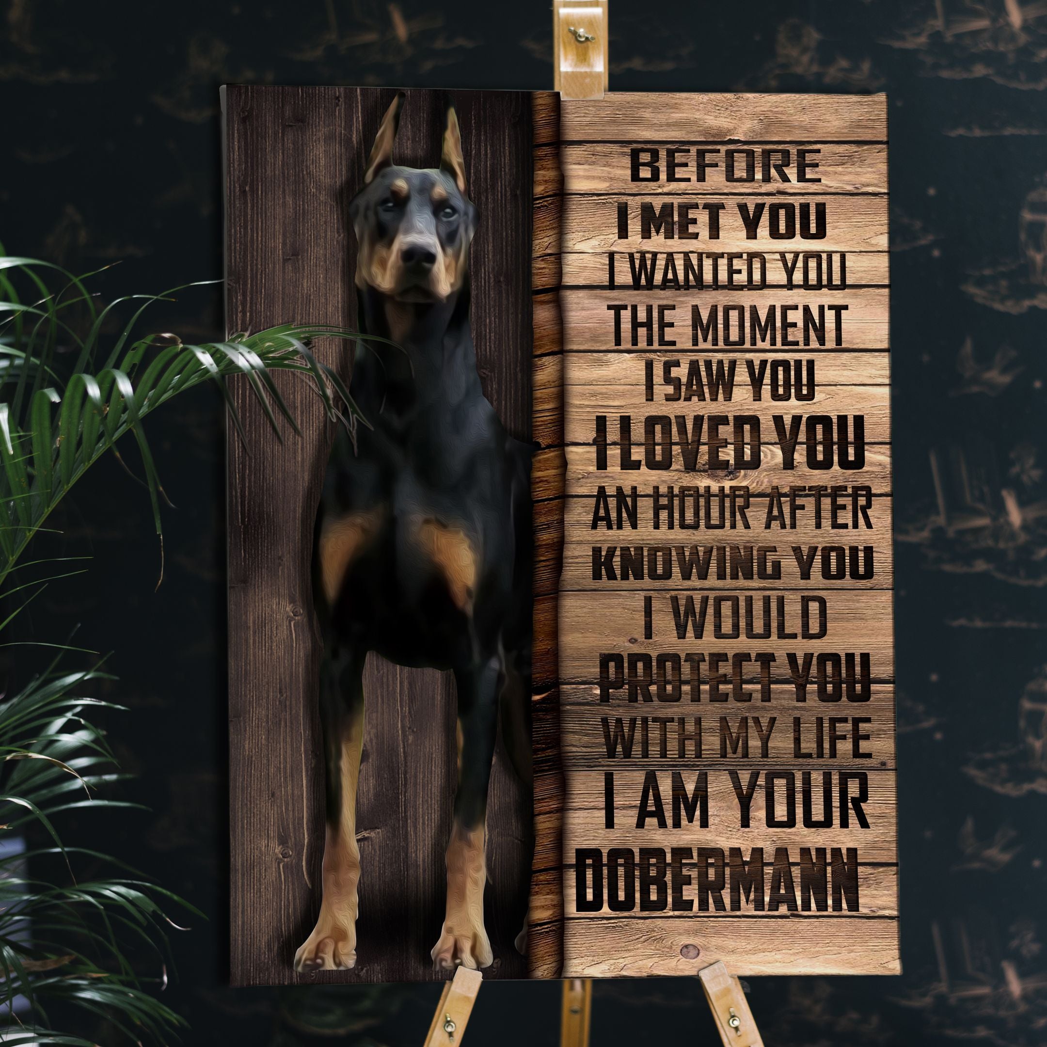 Dobermann Matte Canvas Dog Wall Art Poster To Print Housewarming Gifts 2 Dobermann Matte Canvas Dog Wall Art Poster To Print Housewarming Gifts 2