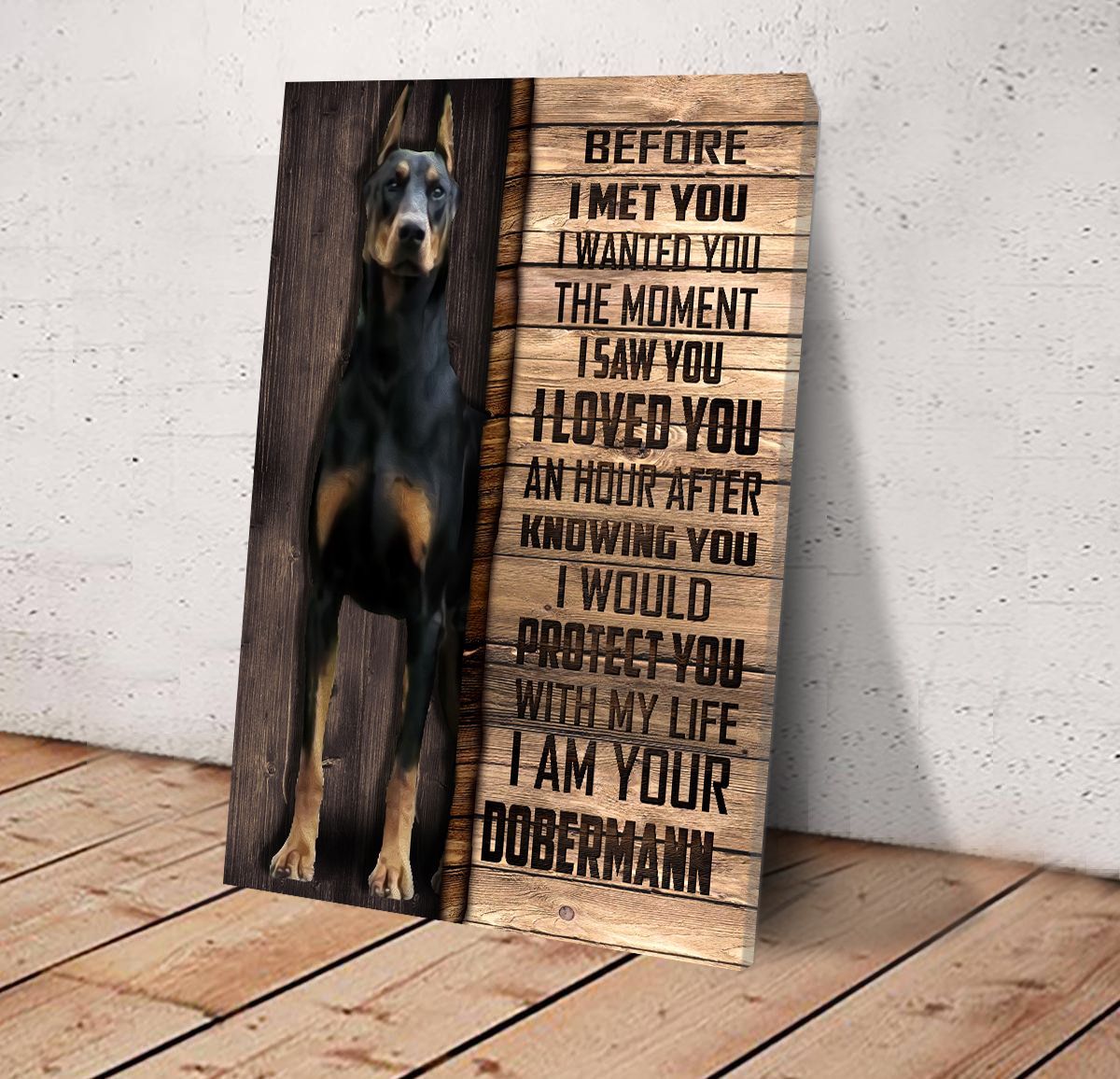 Dobermann Matte Canvas Dog Wall Art Poster To Print Housewarming Gifts 3 Dobermann Matte Canvas Dog Wall Art Poster To Print Housewarming Gifts 3