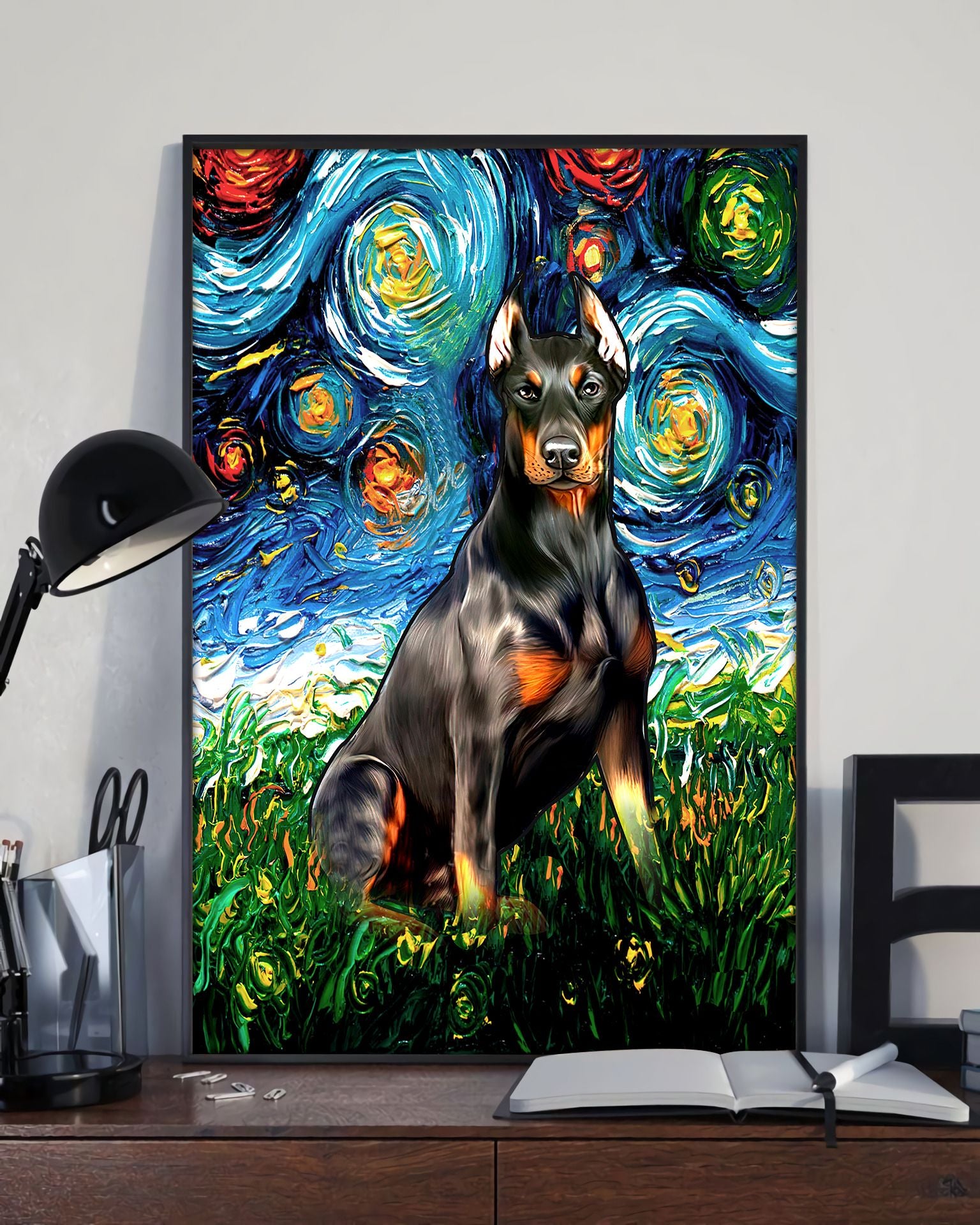 Dobermann Poster Matte Canvas Dog Canvas Art Poster To Print Gift For Dog Lovers 1 Dobermann Poster Matte Canvas Dog Canvas Art Poster To Print Gift For Dog Lovers 1