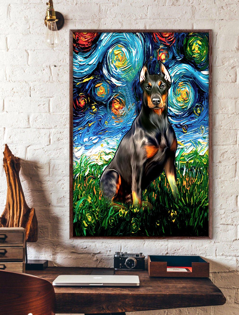 Dobermann Poster Matte Canvas Dog Canvas Art Poster To Print Gift For Dog Lovers 2 Dobermann Poster Matte Canvas Dog Canvas Art Poster To Print Gift For Dog Lovers 2