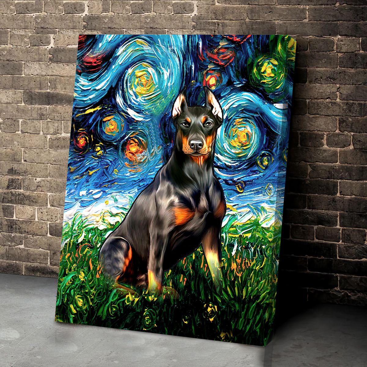 Dobermann Poster Matte Canvas Dog Canvas Art Poster To Print Gift For Dog Lovers 4 Dobermann Poster Matte Canvas Dog Canvas Art Poster To Print Gift For Dog Lovers 4