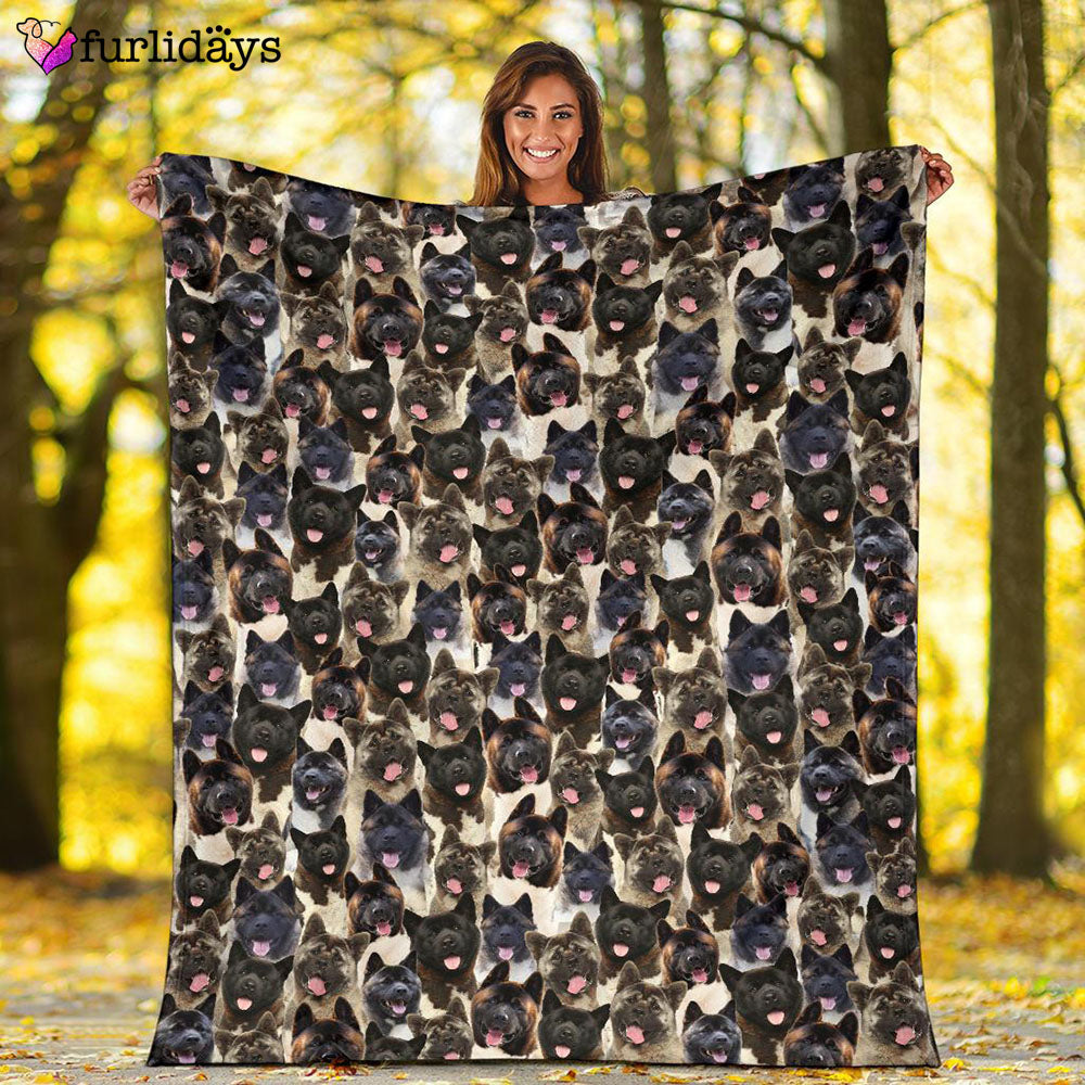Dog Blanket Dog Face Blanket Dog Throw Blanket Akita Full Face Blanket Furlidays 2