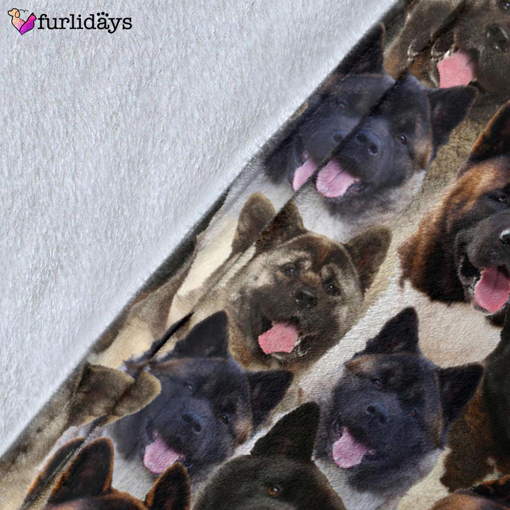 Dog Blanket Dog Face Blanket Dog Throw Blanket Akita Full Face Blanket Furlidays 5