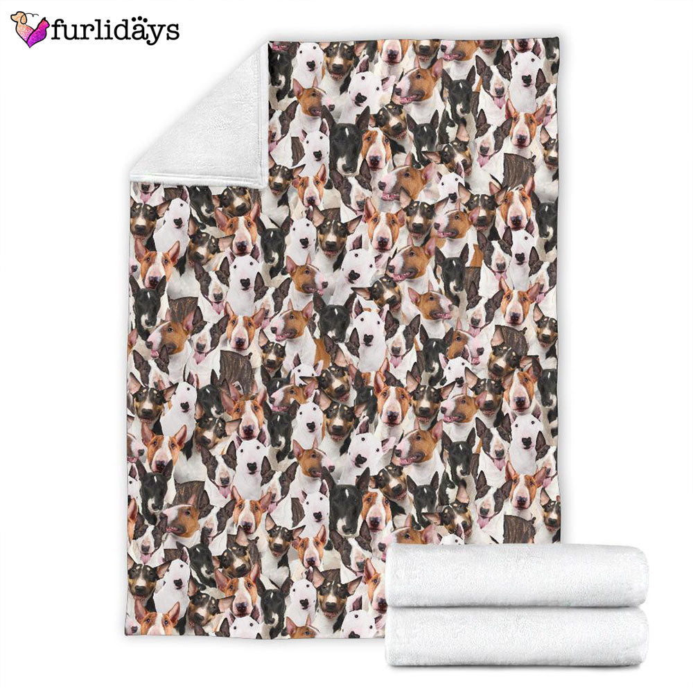 Dog Blanket Dog Face Blanket Dog Throw Blanket Bull Terrier Full Face Blanket Furlidays 4