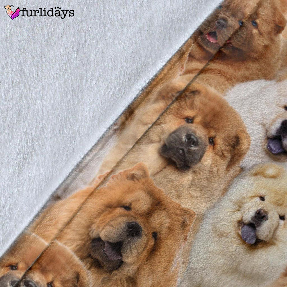 Dog Blanket Dog Face Blanket Dog Throw Blanket Chow Chow Full Face Blanket Furlidays 5