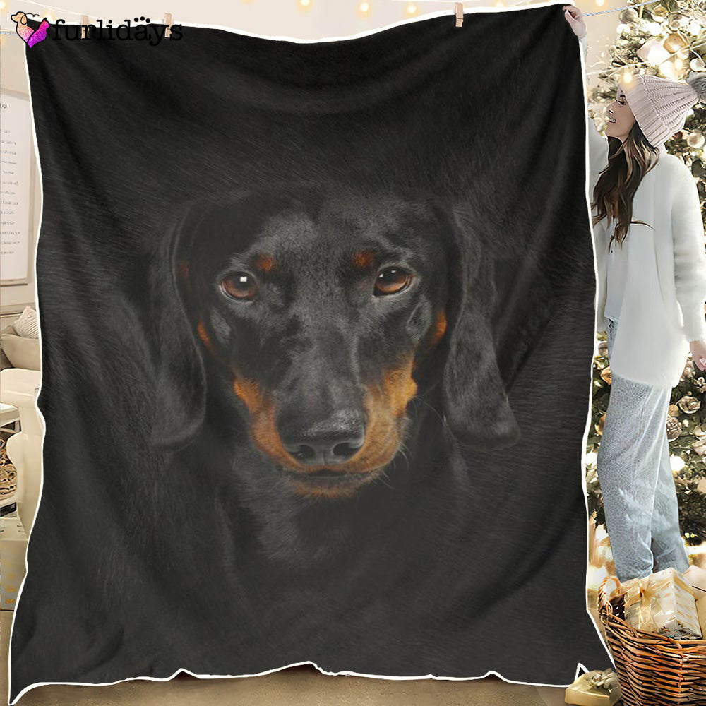 Dog Blanket Dog Face Blanket Dog Throw Blanket Dachshund Face Hair Blanket Furlidays 2