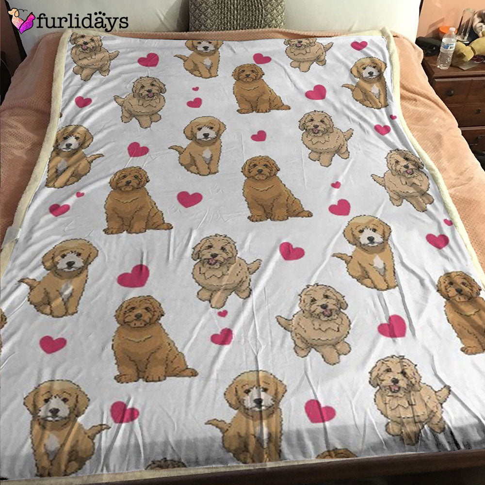 Dog Blanket Dog Face Blanket Dog Throw Blanket Goldendoodle Heart Blanket Furlidays 2 Dog Blanket Dog Face Blanket Dog Throw Blanket Goldendoodle Heart Blanket Furlidays 2