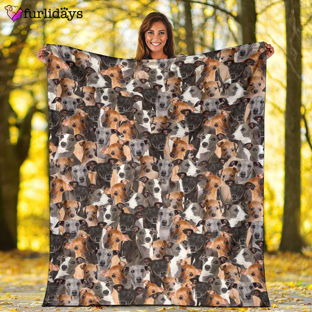 Dog Blanket Dog Face Blanket Dog Throw Blanket Italian Greyhound Full Face Blanket Furlidays 2