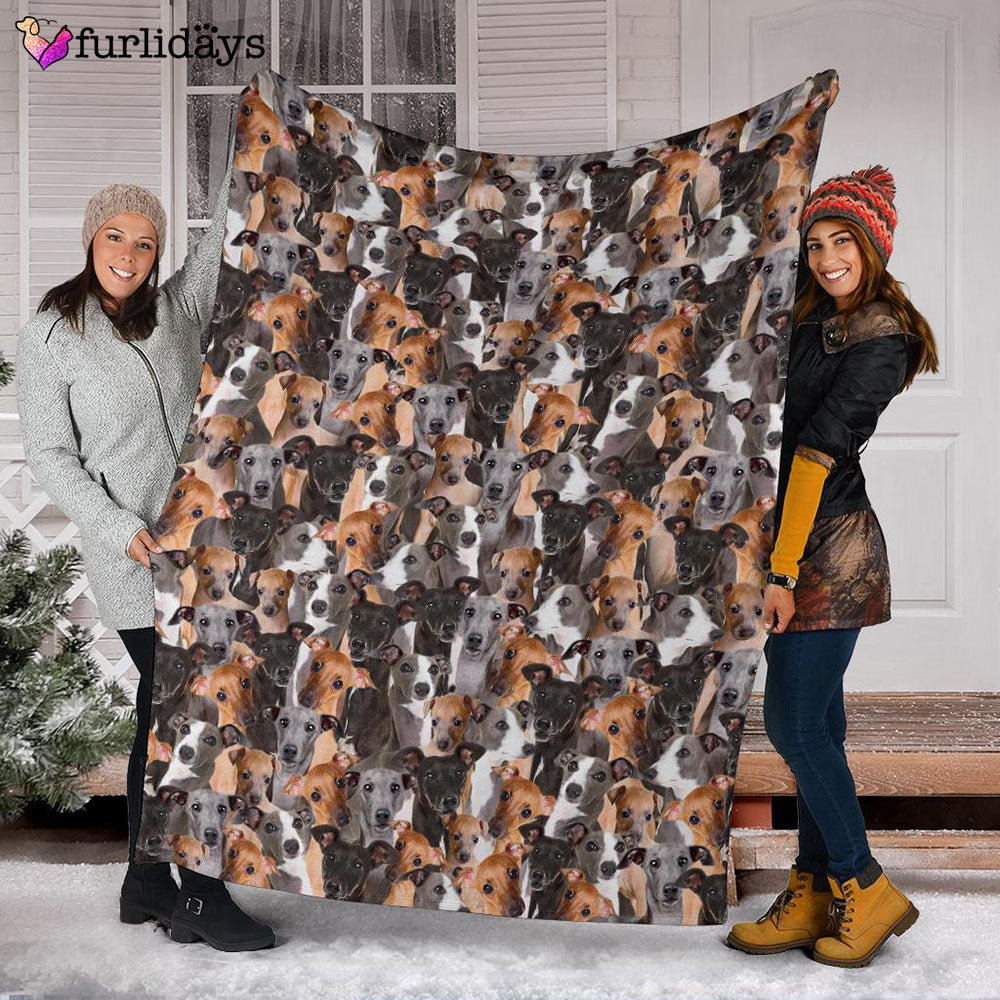 Dog Blanket Dog Face Blanket Dog Throw Blanket Italian Greyhound Full Face Blanket Furlidays 3