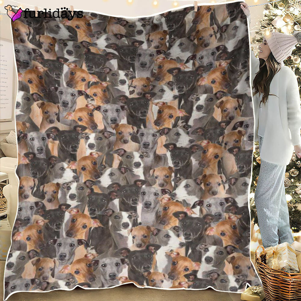 Dog Blanket Dog Face Blanket Dog Throw Blanket Italian Greyhound Full Face Blanket Furlidays 6