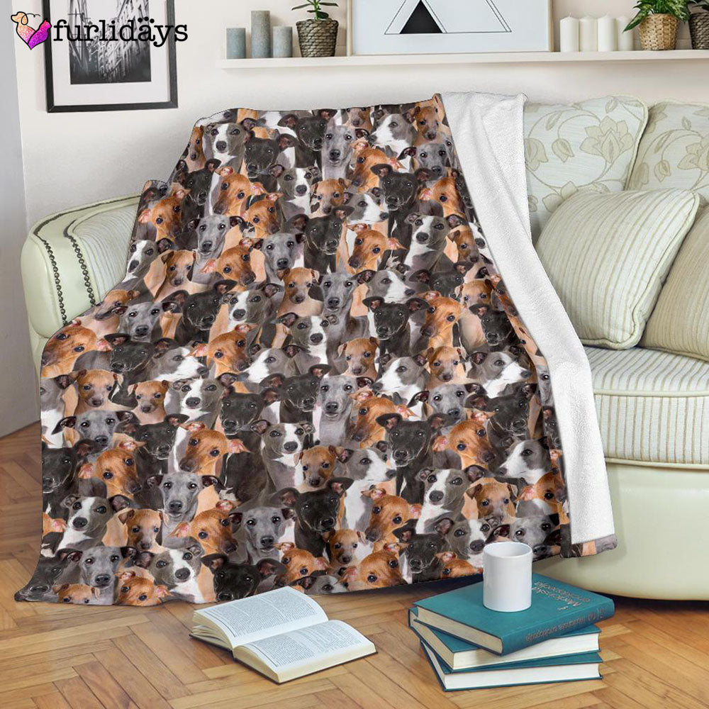 Dog Blanket Dog Face Blanket Dog Throw Blanket Italian Greyhound Full Face Blanket Furlidays 7