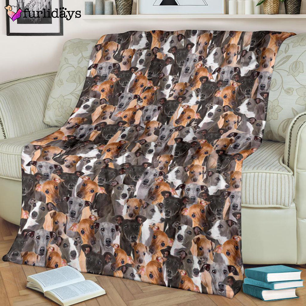 Dog Blanket Dog Face Blanket Dog Throw Blanket Italian Greyhound Full Face Blanket Furlidays 8