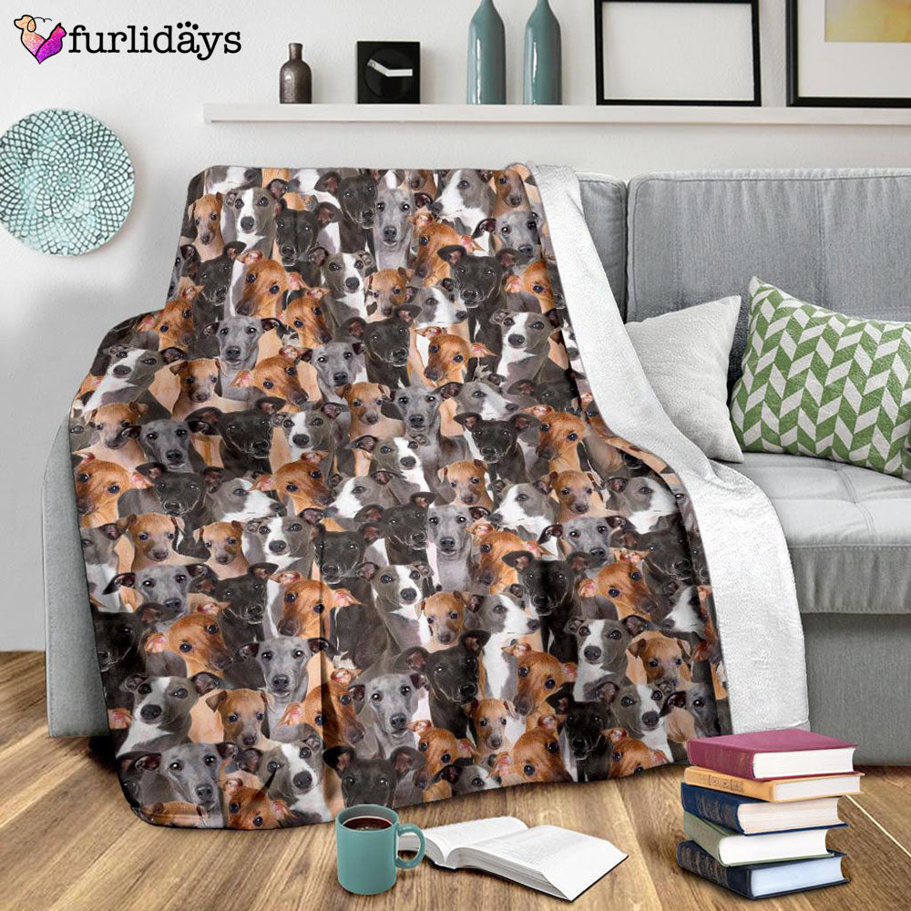 Dog Blanket Dog Face Blanket Dog Throw Blanket Italian Greyhound Full Face Blanket Furlidays 9