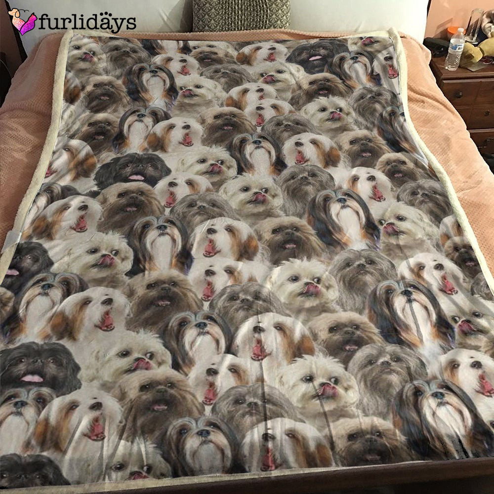 Dog Blanket Dog Face Blanket Dog Throw Blanket Lhasa Apso Full Face Blanket Furlidays 1 2be9d94b 687f 4b4e afe9 91c91393544a