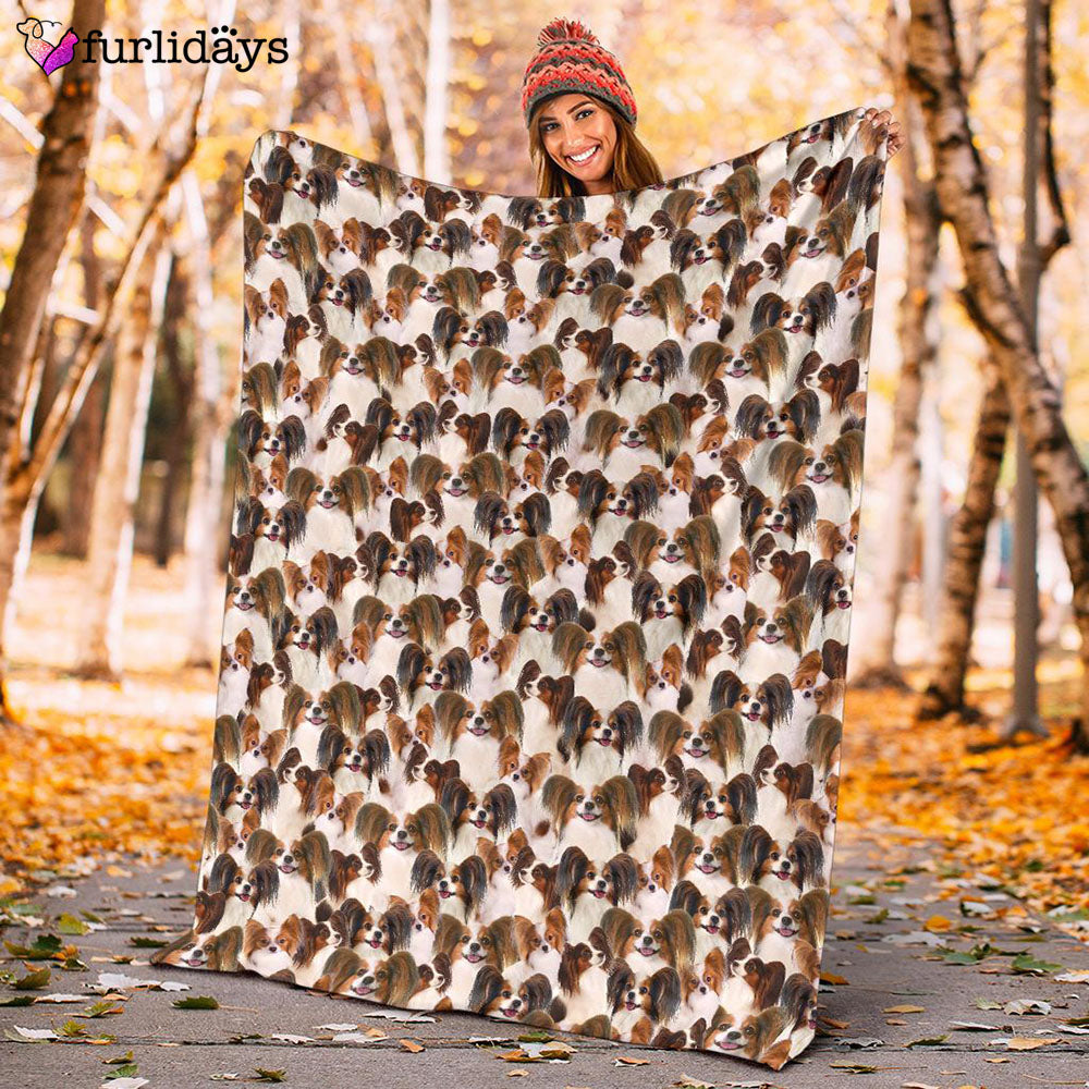 Dog Blanket Dog Face Blanket Dog Throw Blanket Papillon 1 Full Face Blanket Furlidays 10