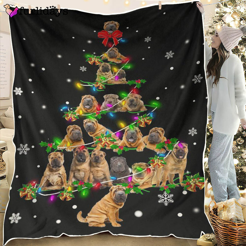 Dog Blanket Dog Face Blanket Dog Throw Blanket Shar Pei Christmas Tree Blanket Furlidays 1 Dog Blanket Dog Face Blanket Dog Throw Blanket Shar Pei Christmas Tree Blanket Furlidays 1