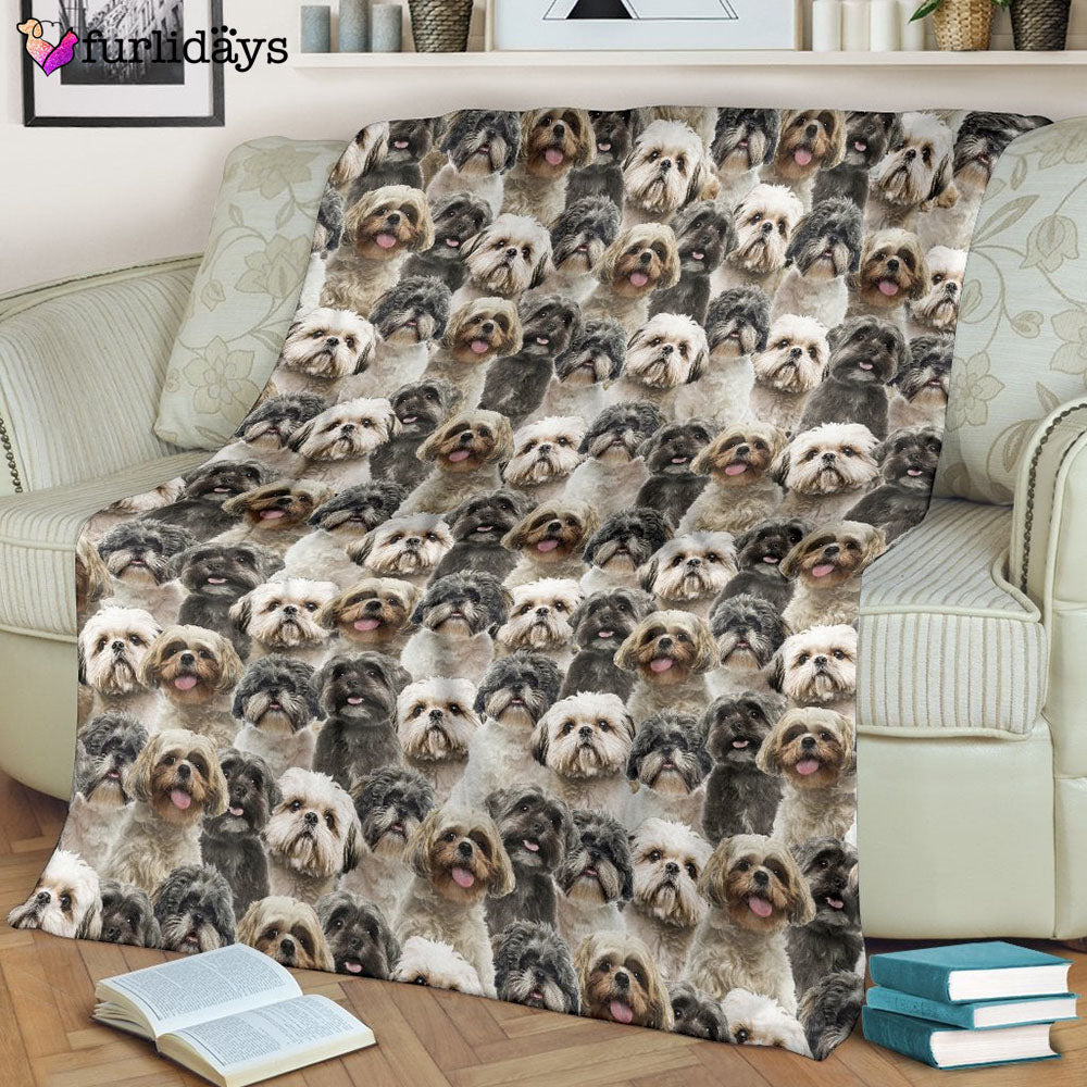 Dog Blanket Dog Face Blanket Dog Throw Blanket Shih Tzu Sherpa Blanket Furlidays 4 Dog Blanket Dog Face Blanket Dog Throw Blanket Shih Tzu Sherpa Blanket Furlidays 4