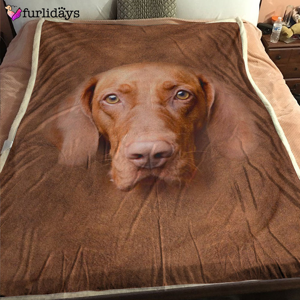Dog Blanket Dog Face Blanket Dog Throw Blanket Vizsla Face Hair Blanket Furlidays 2