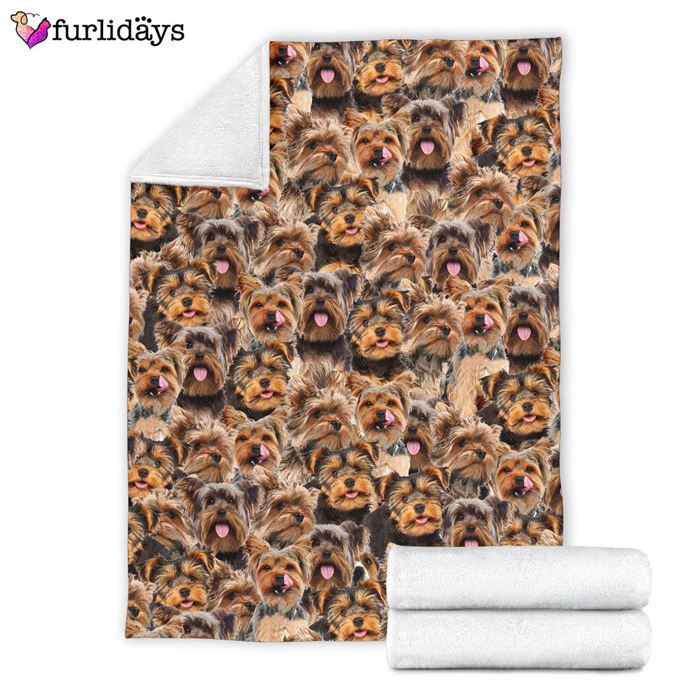 Dog Blanket Dog Face Blanket Dog Throw Blanket Yorkshire Terrier Blanket Furlidays 6
