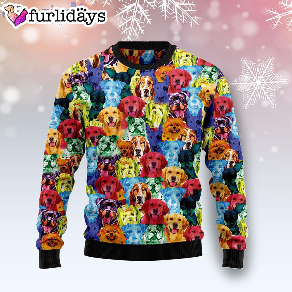 Dog Colorful All Over Print Ugly Christmas Sweater Xmas Gifts For Him or Her 1 Dog Colorful All Over Print Ugly Christmas Sweater Xmas Gifts For Him or Her 1