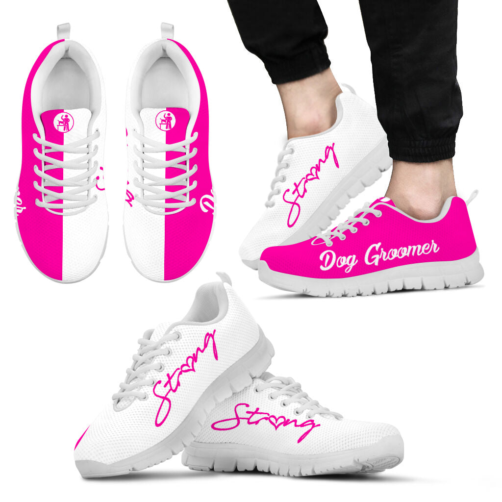Dog Groomer Shoes Strong Pink White Sneaker Walking Shoes Best Shoes For Dog Lover Best Gift For Dog Mom 2 Dog Groomer Shoes Strong Pink White Sneaker Walking Shoes Best Shoes For Dog Lover Best Gift For Dog Mom 2