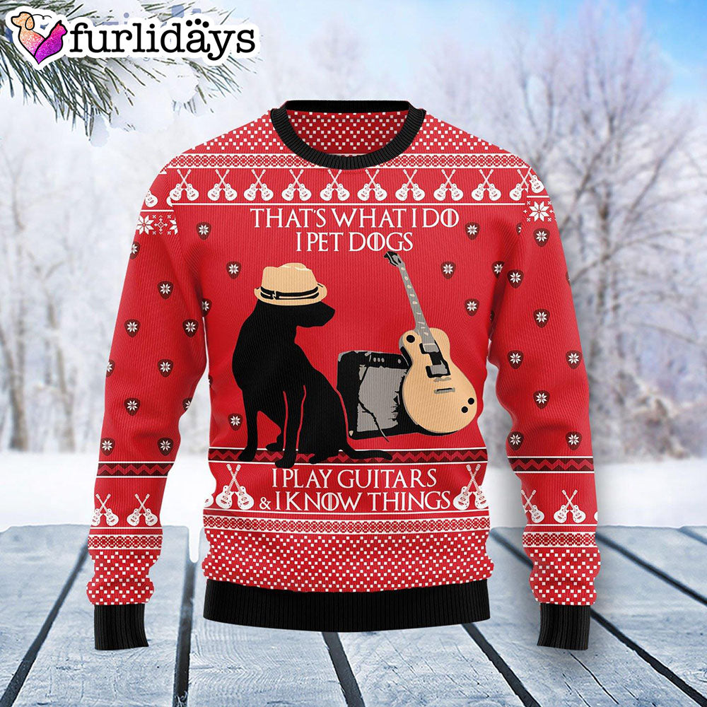 Dog Guitar Christmas Gift Ugly Christmas Sweater Xmas Gifts For Him or Her 1 Dog Guitar Christmas Gift Ugly Christmas Sweater Xmas Gifts For Him or Her 1