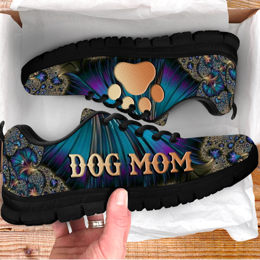Dog Mom Shoes Fractal Art Sneaker Walking Shoes Best Shoes For Dog Lover Best Gift For Dog Mom 3