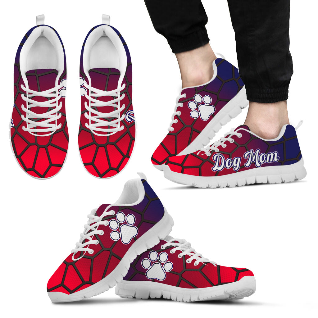 Dog Mom Shoes Line Art Red Blue Sneaker Walking Shoes Best Shoes For Dog Lover Best Gift For Dog Mom 2 Dog Mom Shoes Line Art Red Blue Sneaker Walking Shoes Best Shoes For Dog Lover Best Gift For Dog Mom 2