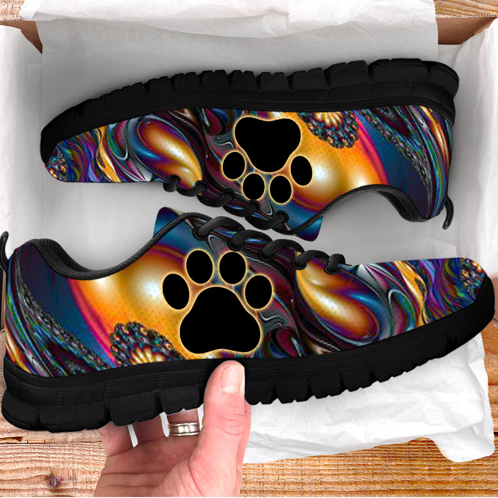 Dog Paw Icon Print Shoes Colorful Sneaker Walking Shoes Best Shoes For Dog Lover Best Gift For Dog Mom 3 Dog Paw Icon Print Shoes Colorful Sneaker Walking Shoes Best Shoes For Dog Lover Best Gift For Dog Mom 3