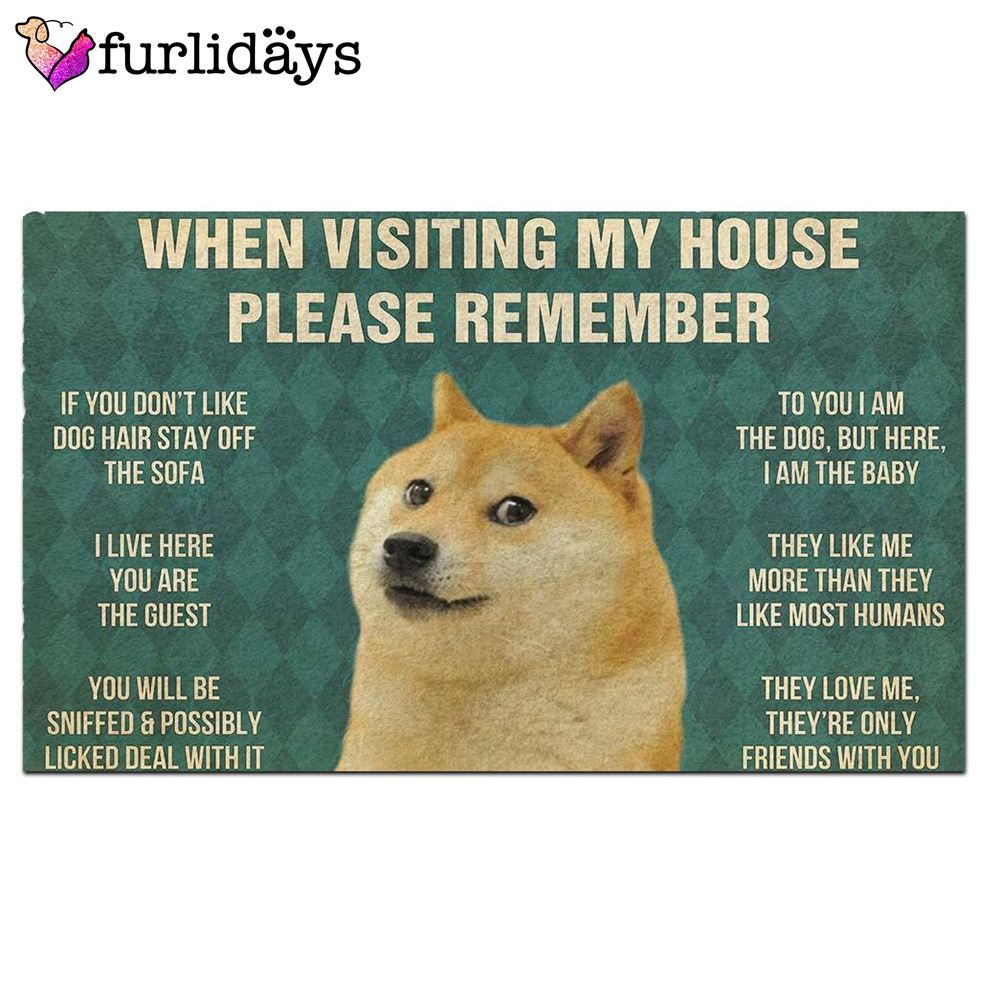 Doges s Rules Doormat Outdoor Decor Christmas Gift For Pet Lovers 2 Doges s Rules Doormat Outdoor Decor Christmas Gift For Pet Lovers 2